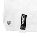 BJJ Gi Tatami Fightwear Estilo Black Label bianco-grigio