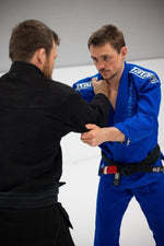 BJJ Gi Tatami Fightwear Estilo Black Label blu-grigio