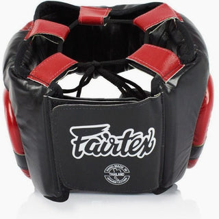 Casco Fairtex Diagonal Vision Sparring HG13 Nero-rosso