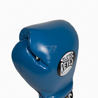 Guantoni Cleto Reyes Traditional Training CE4 Blu-nero con lacci-Combat Arena