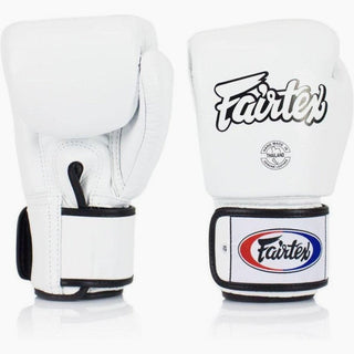 Guantoni Muay Thai Fairtex BGV1 Bianco