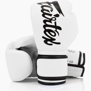 Guantoni Muay Thai Fairtex BGV14 Bianco