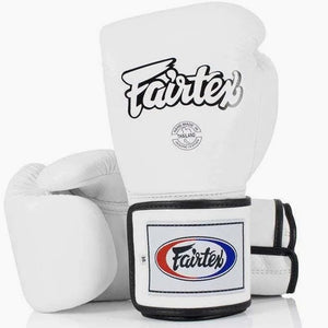 Rękawice do Muay Thai Fairtex BGV5 Super Sparring White