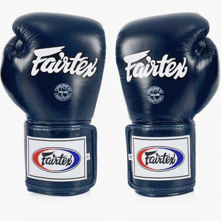 Rękawice do Muay Thai Fairtex BGV5 Super Sparring Blue