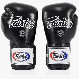 Rękawice do Muay Thai Fairtex BGV5 Super Sparring Black