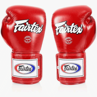 Rękawice do Muay Thai Fairtex BGV5 Super Sparring Red