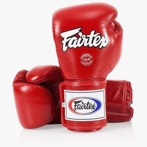 Rękawice do Muay Thai Fairtex BGV5 Super Sparring Red