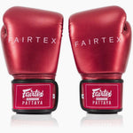 Guantoni Muay Thai Fairtex Metallic BGV22 Rosso