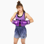 Guantoni Muay Thai Fairtex Metallic BGV22 Viola