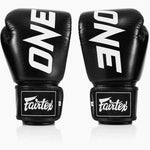 Guantoni Muay Thai Fairtex ONE Nero