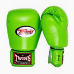 Rękawice do Muay Thai Twins Special BGVL3 Lime