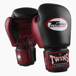 Rękawice do Muay Thai Twins Special BGVL3 Burgundy Black