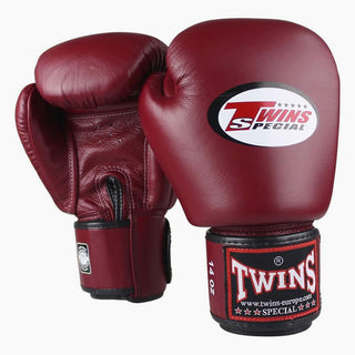 Rękawice do Muay Thai Twins Special BGVL3 Wine Red