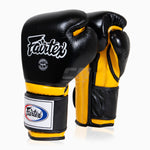 Rękawice bokserskie Fairtex Mexican Style BGV9 Black-Yellow