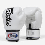 Rękawice do Muay Thai Fairtex BGV19 Deluxe White