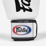 Rękawice do Muay Thai Fairtex BGV19 Deluxe White