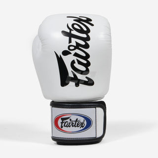 Rękawice do Muay Thai Fairtex BGV19 Deluxe White