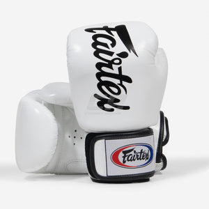 Rękawice do Muay Thai Fairtex BGV19 Deluxe White