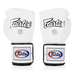 Rękawice do Muay Thai Fairtex BGV5 Super Sparring White