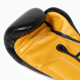 Rękawice do Muay Thai Fairtex Super Sparring BGV18 Black-Gold