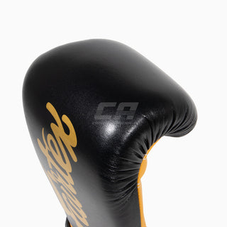 Rękawice do Muay Thai Fairtex Super Sparring BGV18 Black-Gold