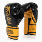 Rękawice do Muay Thai Fairtex Super Sparring BGV18 Black-Gold