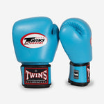 Rękawice do Muay Thai Twins Special BGVL 3 Jasnoniebieski