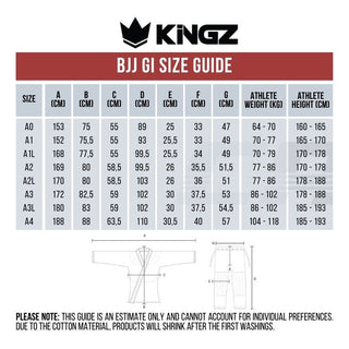 Gi BJJ Kingz Classic 3.0 White