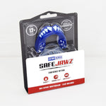 Paradenti SafeJawz Extro Shark blu-bianco