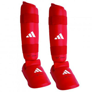 Ochraniacze Piszczeli Czerwone i niebieskie ochraniacze adidas WKF Homologated Footguards