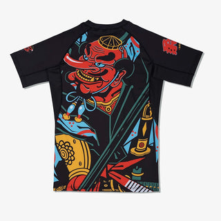 Rashguard Manto Tengu maniche corte-Combat Arena