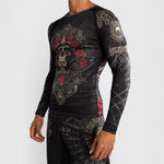 Rashguard Venum Santa Muerte 5.0 maniche lunghe Nero-Oro-Combat Arena