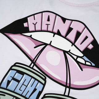 T-shirt Manto x KTOF Gloves Bianco-Combat Arena