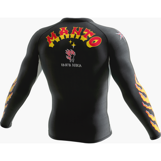 Rashguard Manto Lutador maniche lunghe-Combat Arena