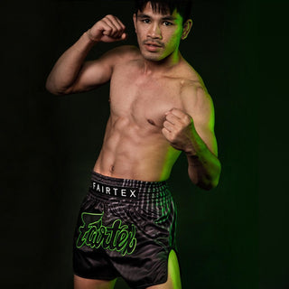 Spodenki Kick-Thai Fairtex BS1924 Racer Black