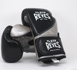 Rękawice bokserskie Cleto Reyes High Precision Training CE7 czarno-srebrny