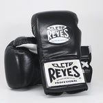 Rękawice bokserskie Cleto Reyes Safetec CB4 Black ze sznurowadłami