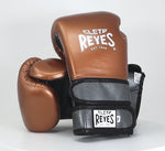 Rękawice bokserskie Cleto Reyes Hero Double Loop CE5 Brązowy